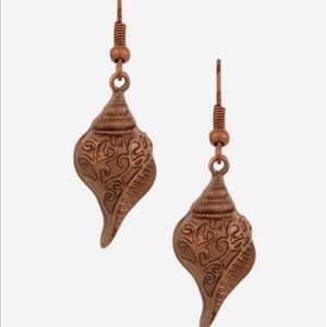 Copper earrings